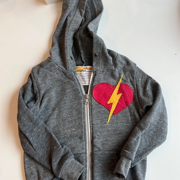 Aviator nation zip up hoodie